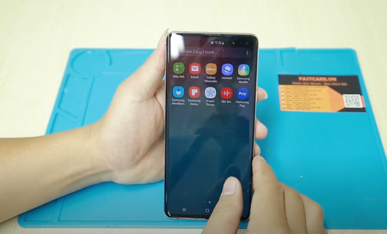 Địa chỉ ép mặt kính Samsung Galaxy S10, S10 Plus