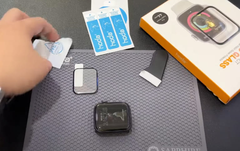 miếng dán cường lực chống va đập apple watch trong suốt