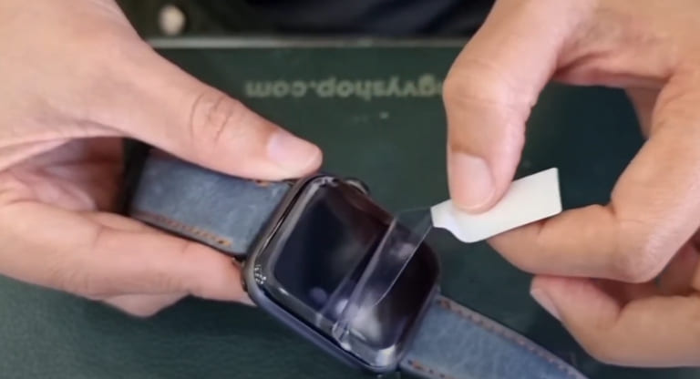 miếng dán cường lực chống va đập apple watch dễ dán không bong