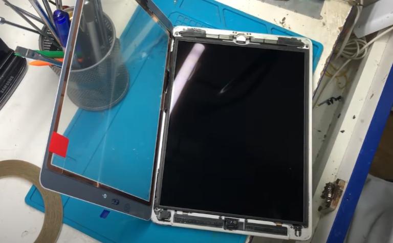 Quy trình thay kính cảm ứng iPad Air