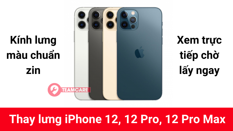 Thay kính lưng iPhone 12