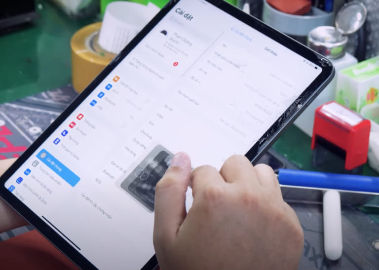Thay màn hình iPad Pro 12.9 tại TeamCare