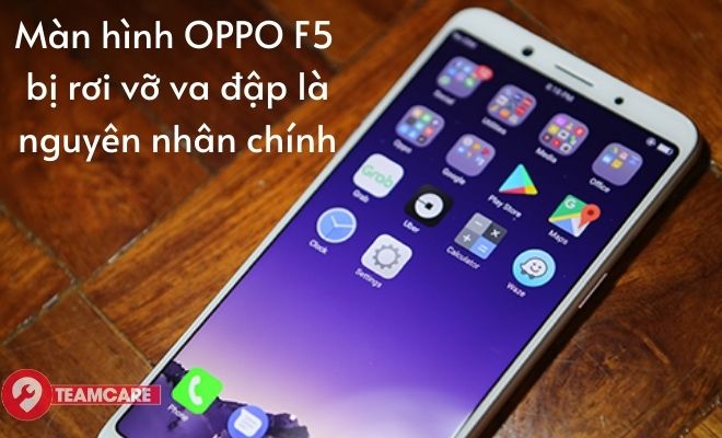 màn hình oppo f5 hỏng do rơi vỡ