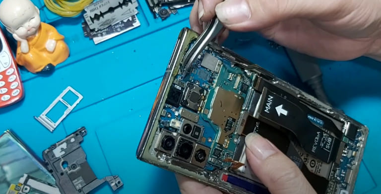 thay màn hình samsung galaxy note 10 plus chính hãng