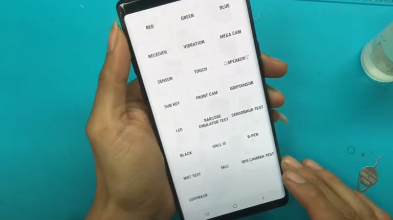 thay màn hình samsung galaxy note 9 bảo hành dài