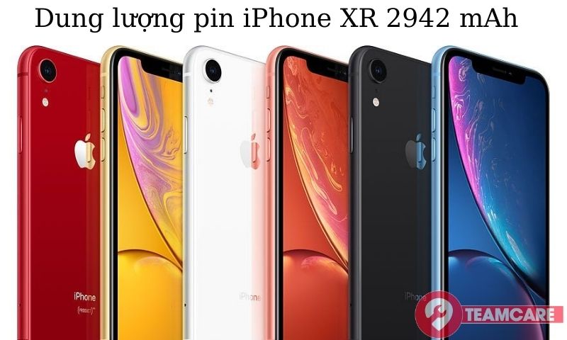 Thông tin dung lượng pin iPhone XR 2942 mAh