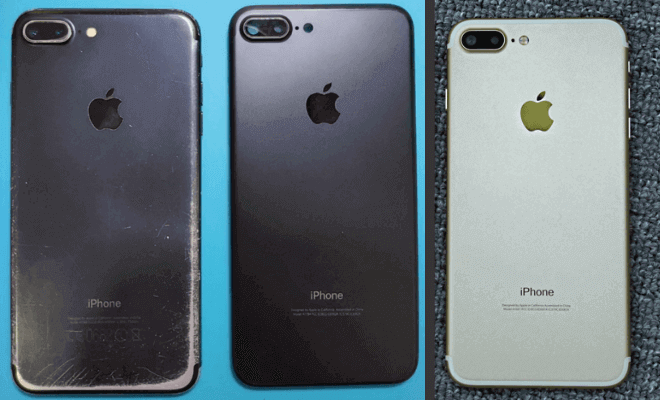 vỏ 7 plus trước khi thay
