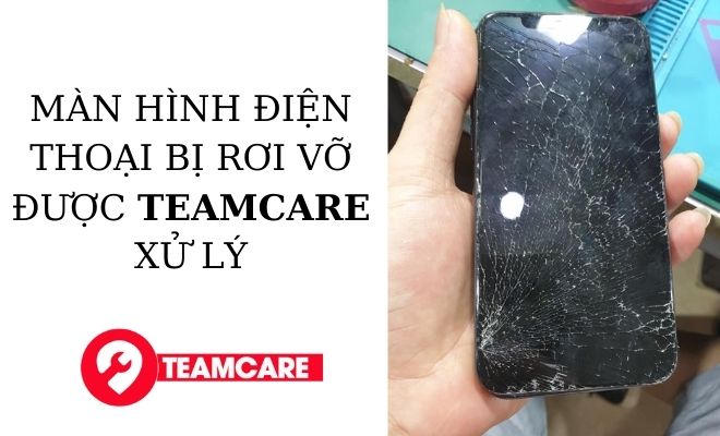 xử lý màn hình bị rơi vỡ