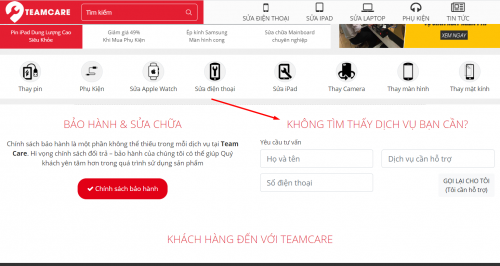 Quy trình thu mua máy cũ tại TeamCare