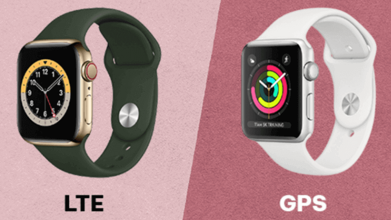 apple watch gps và apple watch lte khác nhau thế nào