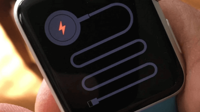 apple watch sạc không lên nguồn