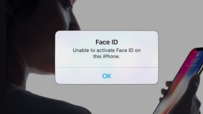 biểu hiện lỗi face id