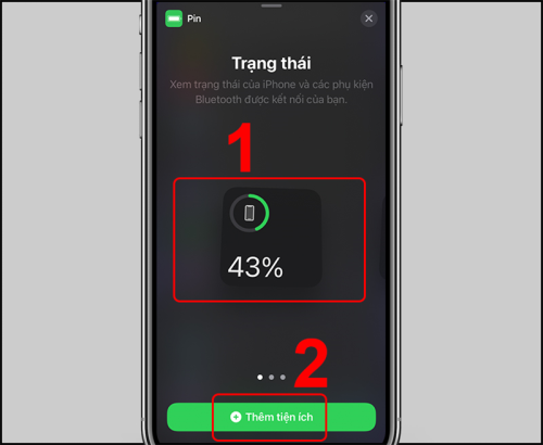Cách hiển thị phần trăm pin trên iPhone X trở lên