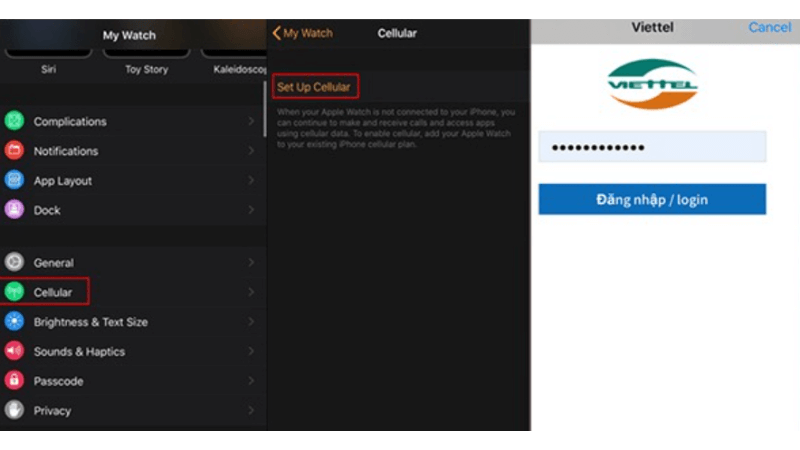 cách kích hoạt esim trên apple watch