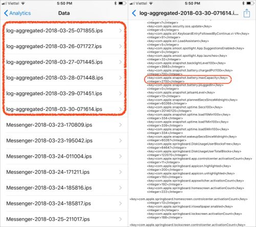 cách kiểm tra iphone đã thay pin