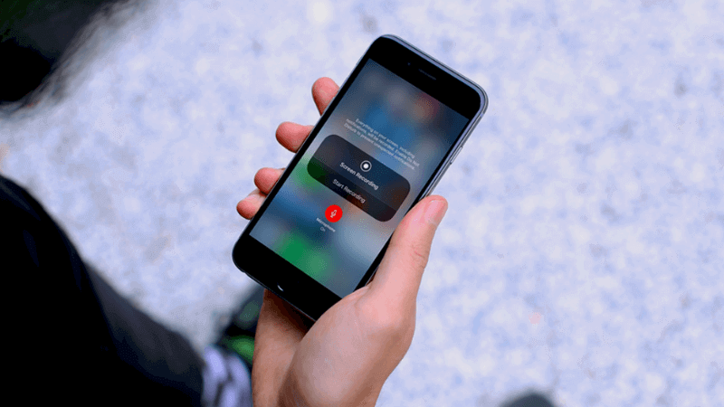 cách quay màn hình iphone có tiếng