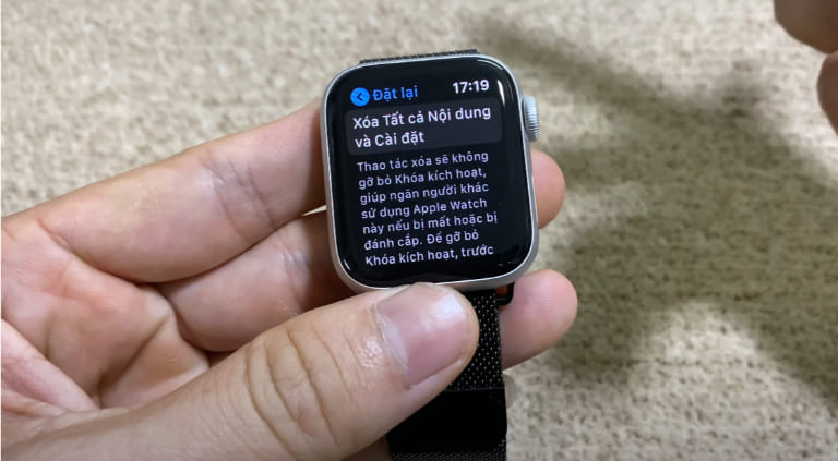 cách xử lý apple watch bị liệt cảm ứng hiệu quả