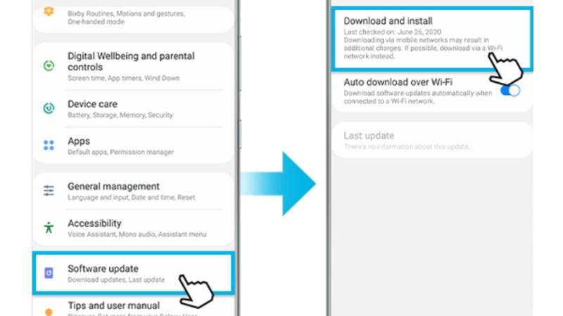 cập nhật android