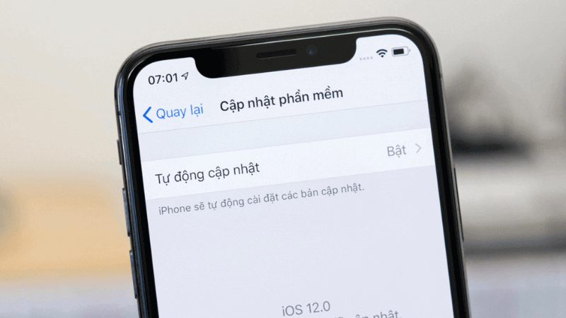 cập nhật ios