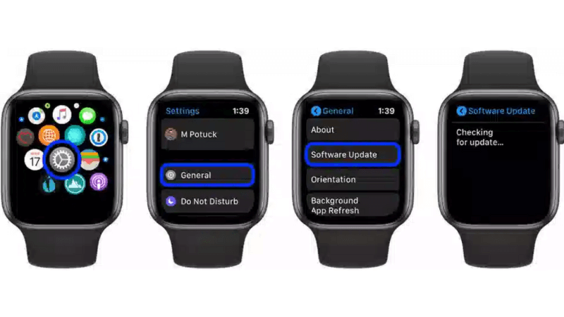 cập nhật phần mềm apple watch