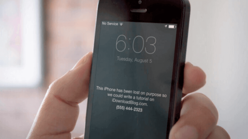 chế độ mất iphone