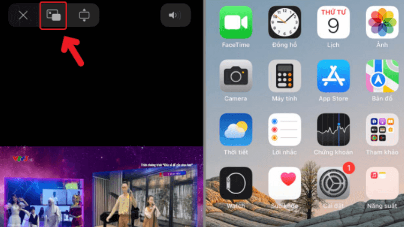 chia đôi màn hình bằng pip