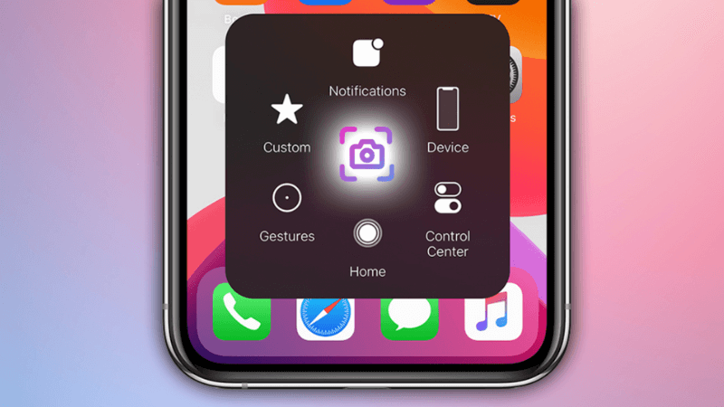 chụp màn hình bằng nút home ảo
