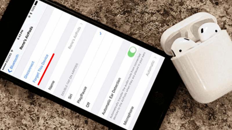 đặt lại airpods