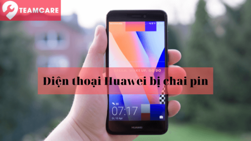điện thoại huawei bị chai pin