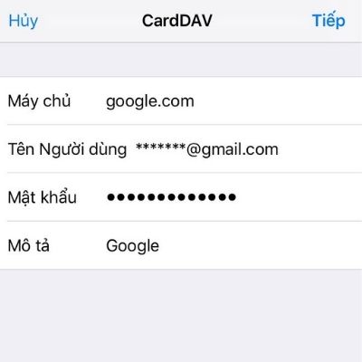 điền thông tin cardv