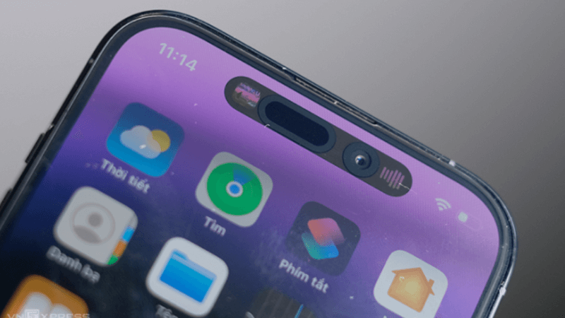 dynamic island iphone 14