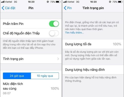 Các cách kiểm tra pin iPhone chính hãng