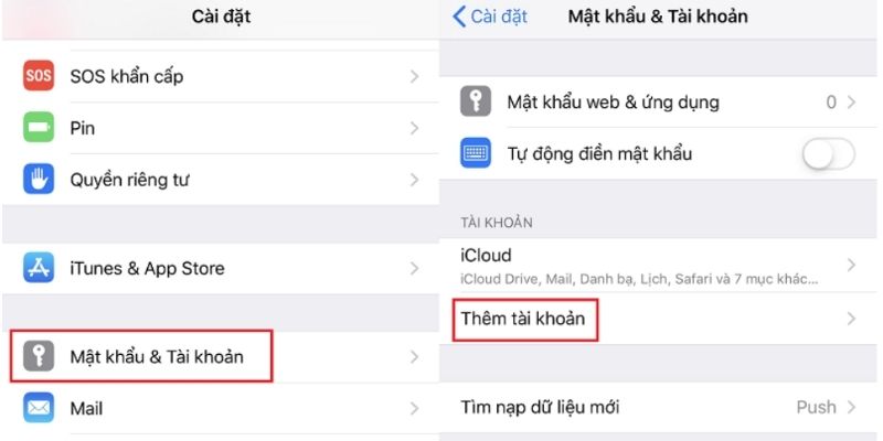 Hướng dẫn đăng nhập gmail đồng bộ