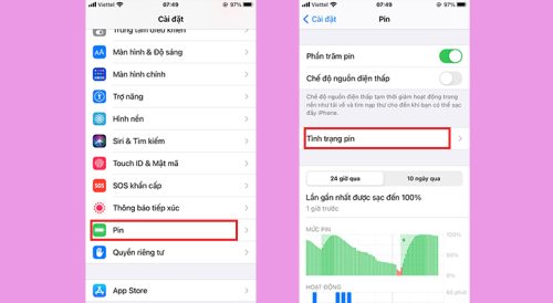 Các cách kiểm tra pin iPhone chính hãng