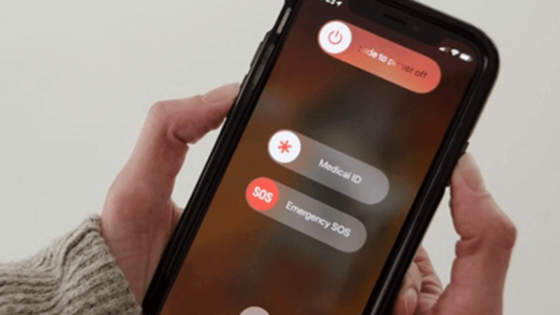 khởi động lại iphone