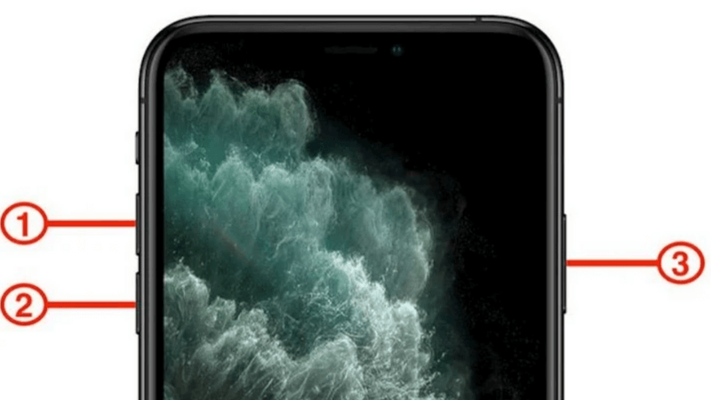 khởi động lại iphone 11