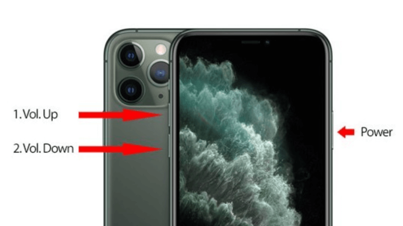 khởi động lại iphone 12 series