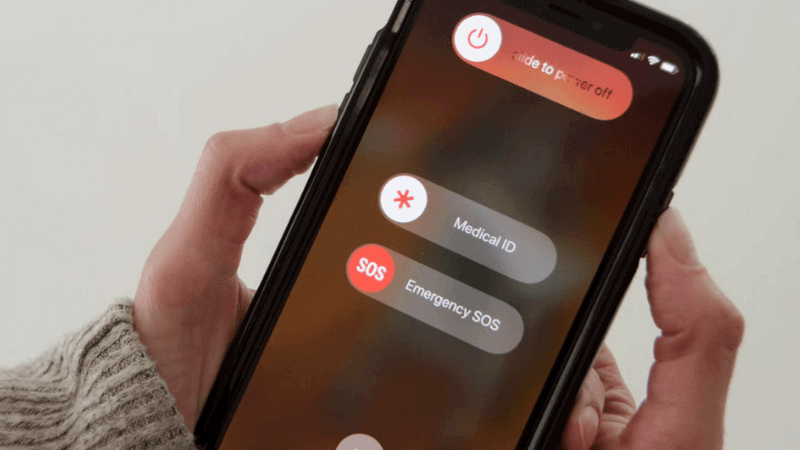 khởi động lại iphone