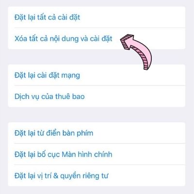 Hướng dẫn khôi phục cài đặt gốc cho iPhone Hướng dẫn khôi phục cài đặt gốc cho iPhone