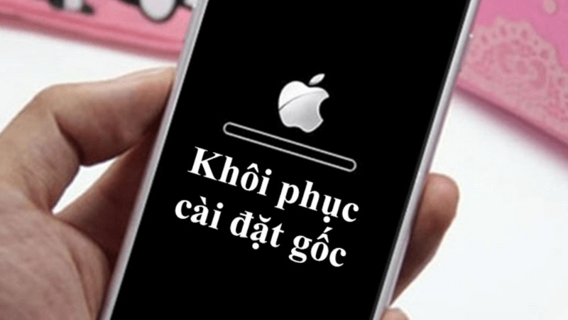 khôi phục cài đặt gốc iphone