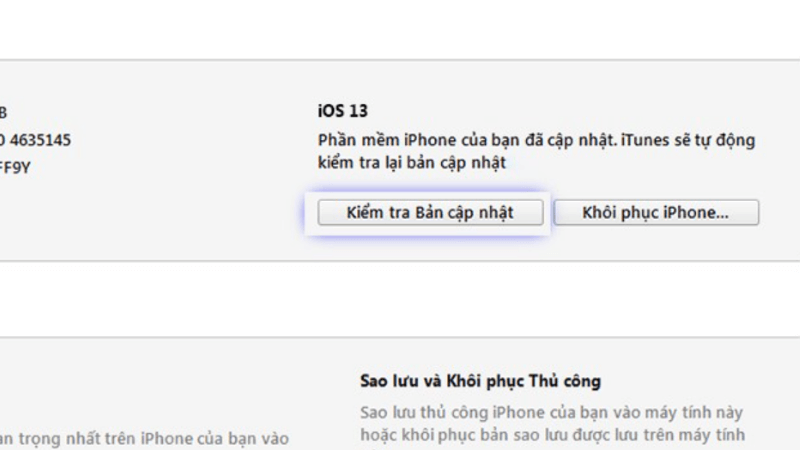 khôi phục lại iphone 12