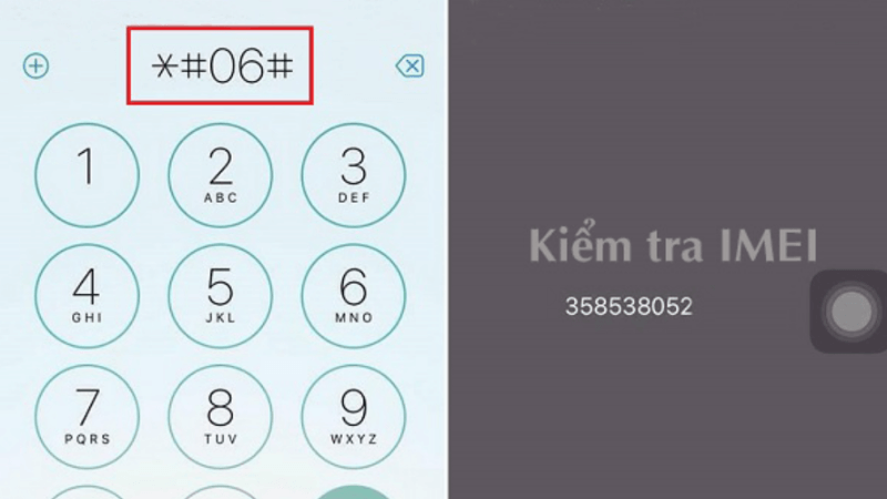 kiểm tra imei bằng điện thoại