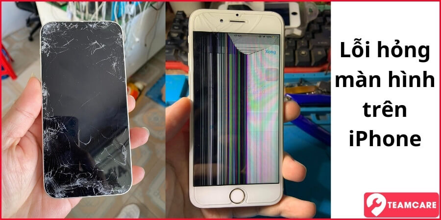 lỗi hỏng màn hình trên iPhone