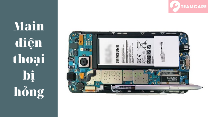 Nguyên nhân điện thoại samsung không sáng màn hình là do main điện thoại bị hỏng