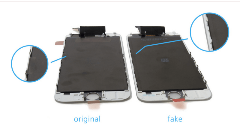 màn hình iphone zin và màn hình iphone linh kiện