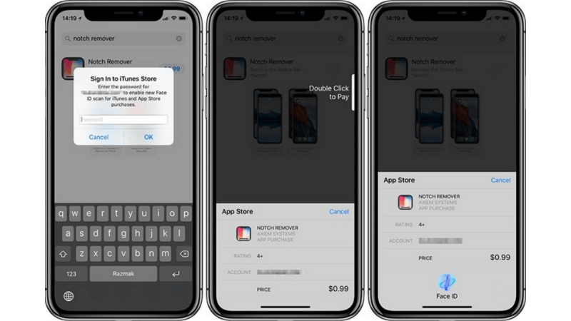 mua hàng bằng face id