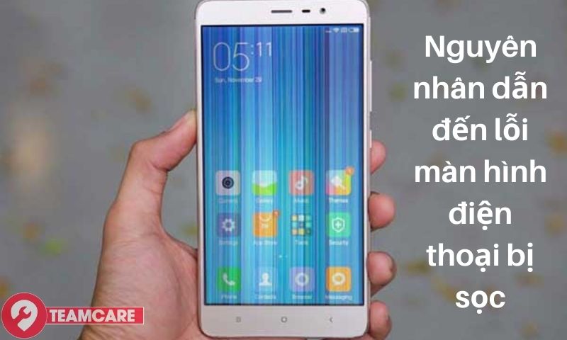 nguyên nhân dẫn đến màn hình điện thoại bị sọc