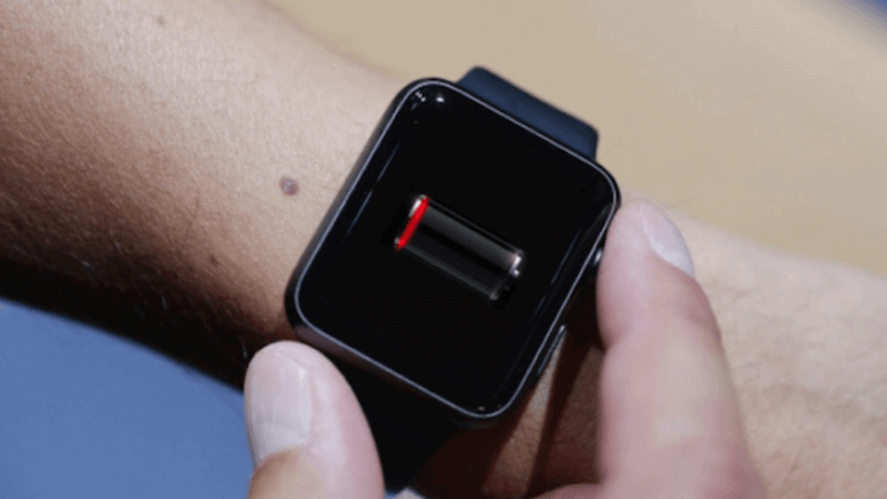 phải làm sao khi apple watch nhanh hết pin