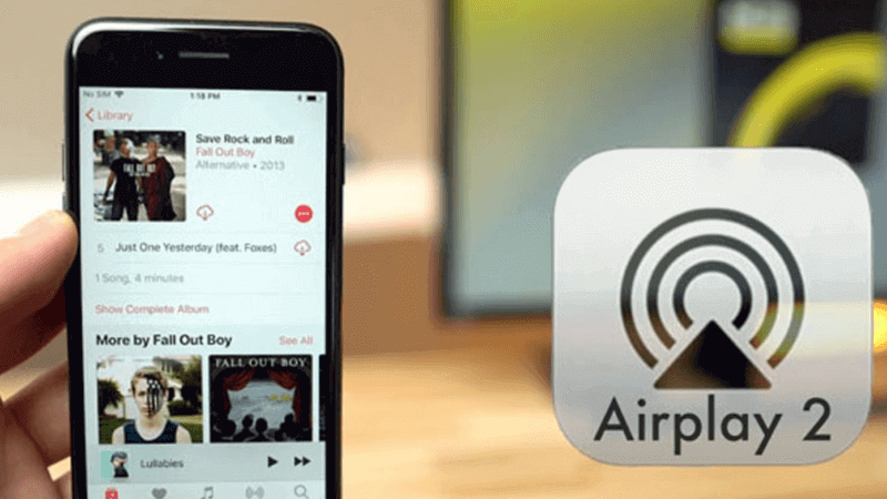 phản chiếu màn hình iphone lên tivi bằng airplay