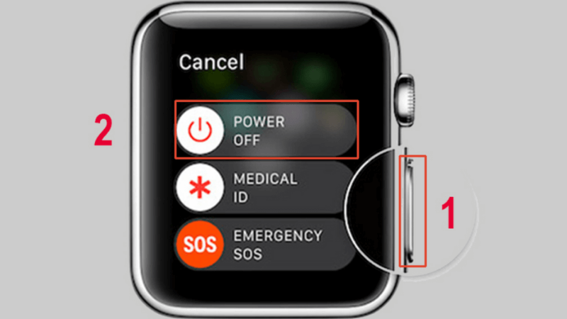 reset apple watch khi quên mật khẩu